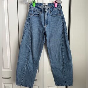 Abercrombie & Fitch Light Blue Straight Leg Jeans